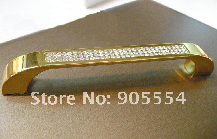 128mm k9 crystal glass furniture handle/cabinet knob/drawer handle
