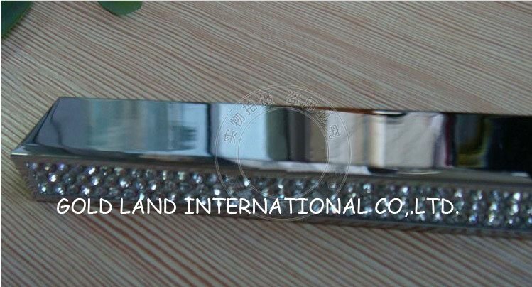 64mm l76xw14xh22mm zinc alloy furniture cabinet knobs/crystal furniture knob