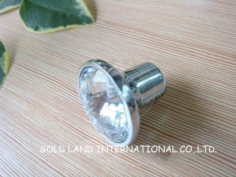 d35mmxh30mm copper crystal glass cabinet knob/crystal glass furniture drawer knobs