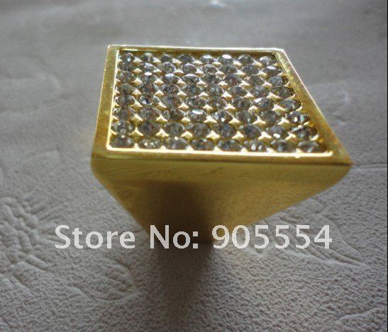 l30mmxh28mm golden color square zinc alloy cupboard handle