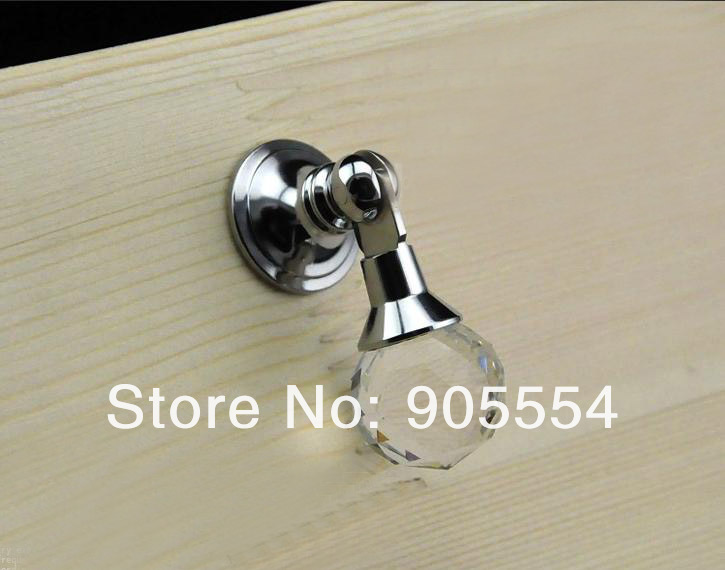 l40mm k9 crystal glass cabinet handles drawer handles furniture handle