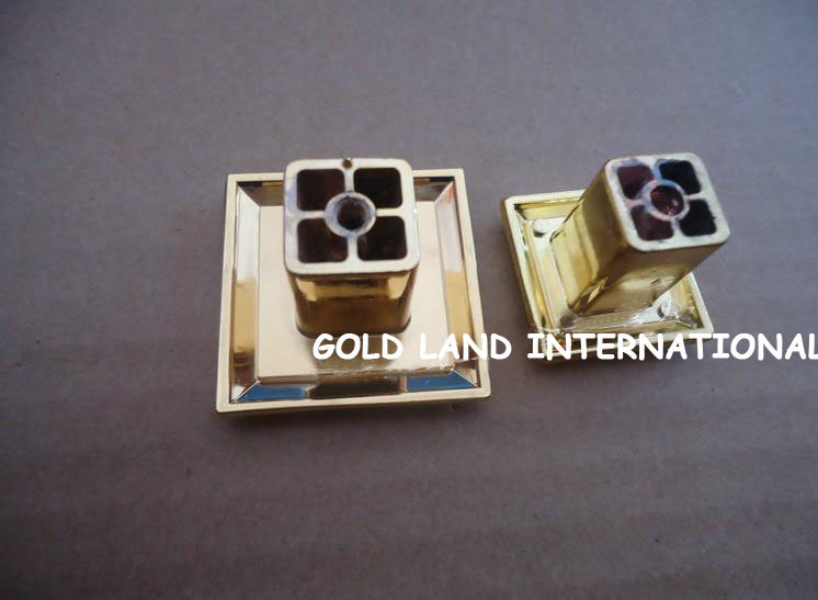 l40xw40xh25mm golden crystal glass kitchen cabinet knob