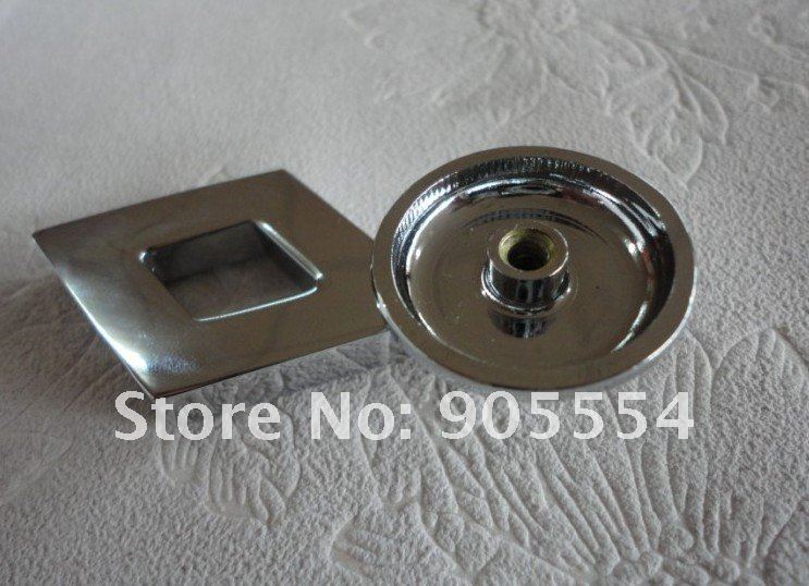 l80mmxw35mm rhombus crystal glass and zinc alloy furniture handle