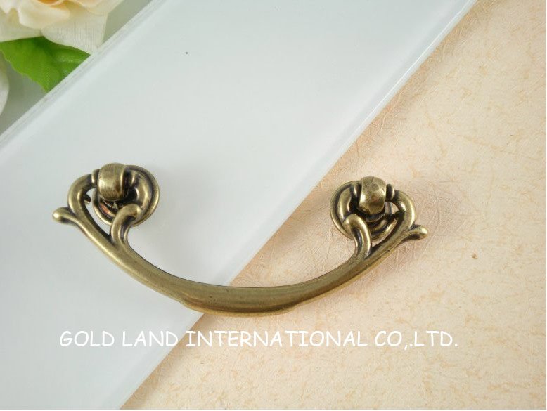 64mm bronze-colored zinc alloy furniture handle drawer handle& cabinet handle