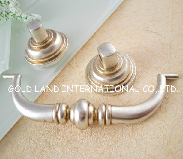 90mm l122mmxh20mm antique silver zinc alloy furniture handle / drawer handle
