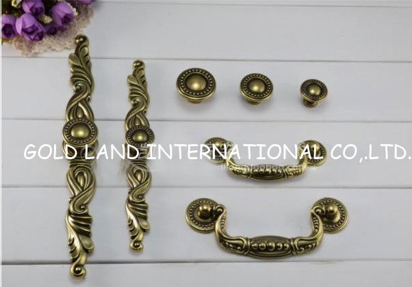 96mm bronze-colored cabinet drawer handle