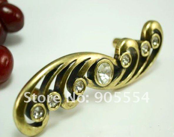 96mm l145xw31xh27mm bronze-colored zinc alloy drawer handle/kitchen cabinet handle