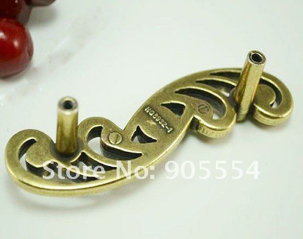 96mm l145xw31xh27mm bronze-colored zinc alloy drawer handle/kitchen cabinet handle