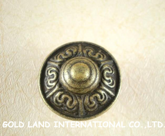 d29xh23mm bronze-colored zinc alloy furniture cabinet knob