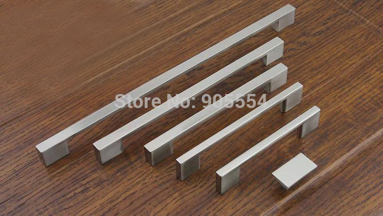 128mm w9mm l163xw9xh23mm nickel color zinc alloy furniture drawer handles - Click Image to Close