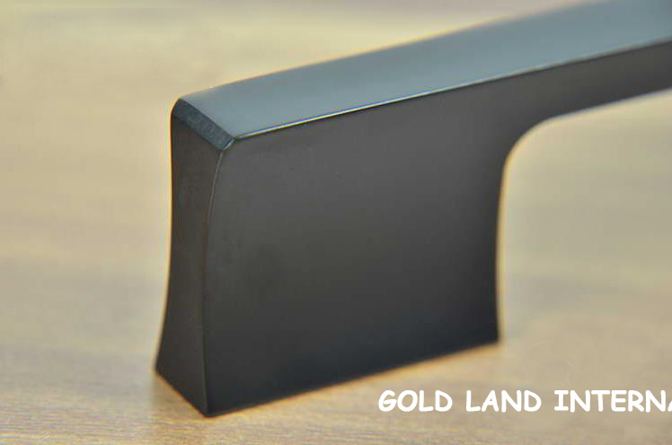 160mm black color aluminum alloy furniture handles drawer handles cabinet handles
