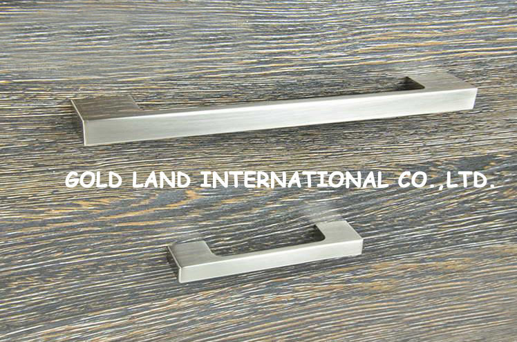 224mm w13xl255xh28mm nickel color selling zinc alloy kitchen cabinet drawer handle