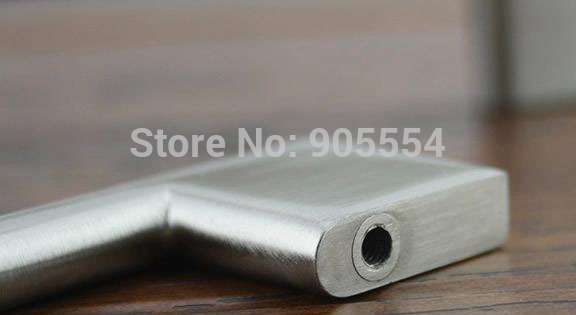 416mm w8mm l450xw8xh27mm nickel color zinc alloy kitchen door handle home furniture handle