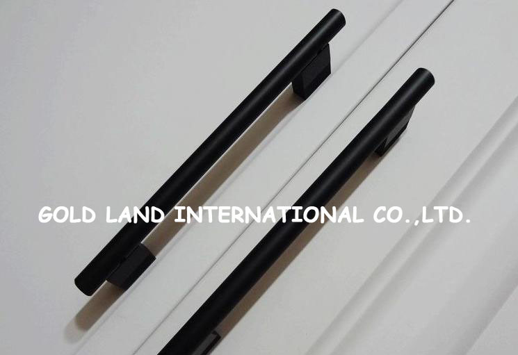 96mm d10mm l135xd10xh27mm alumimum black cabinet drawer handle