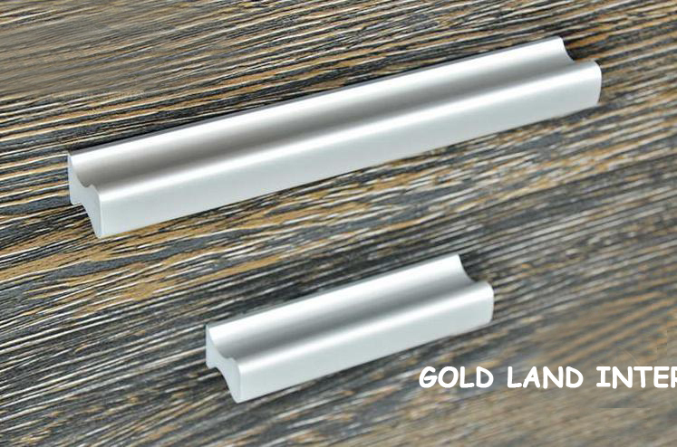 96mm nickel color aluminum alloy wardrobe door drawer handle furniture handle