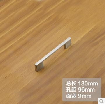 96mm w9mm l130xw9xh27mm nickel color zinc alloy kitchen cabinet handle