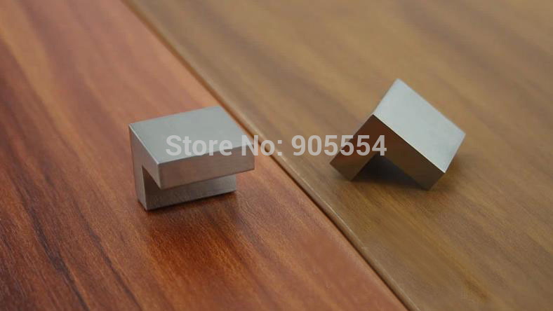 l24xh21mm nickel color zinc alloy kitchen cabinet knobs