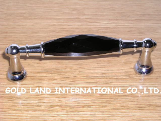 128mm crystal glass handle furniture handles/ wardrobe door handle