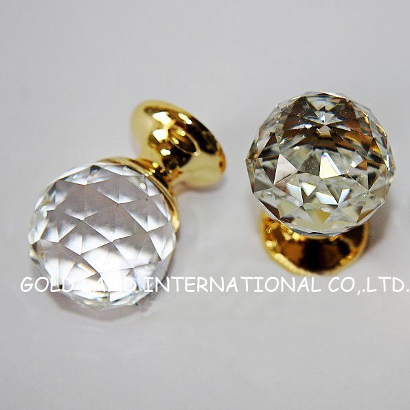 d25mmxh38mm crystal furniture cabinet knobs