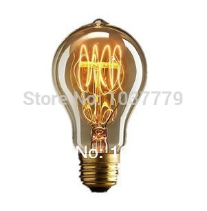 15pcs/lot vintage a19 40w/60w 110-240v edison filament bulbs aged style