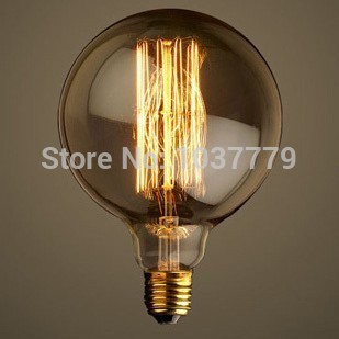 g95 40w/60w 110-220v d95*l138mm squirrel cage filament bulb 1920s reproduction lightbulbs