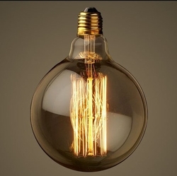 2pcs g125 40w e27 vintage edison lamps light bulb , vintage bulb filament retro lamp incandescent light