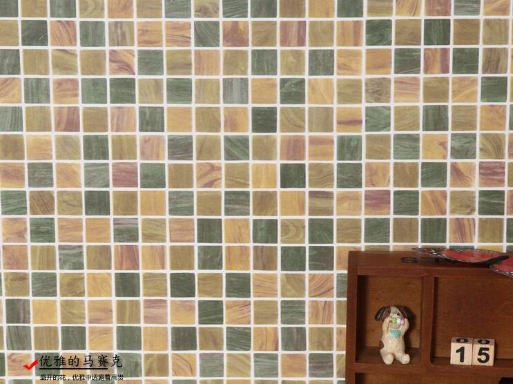 kitchen bathroom pvc self adhesive mosaic wallpaper with glue, waterproof, mould-proof, moisture-proof