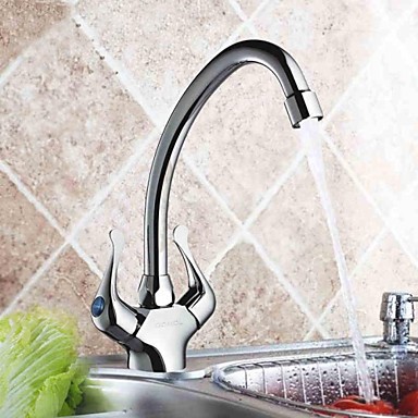 contemporary double handle single hole pull out kitchen sink faucet tap ,torneira parede pia cozinha grifo cocina