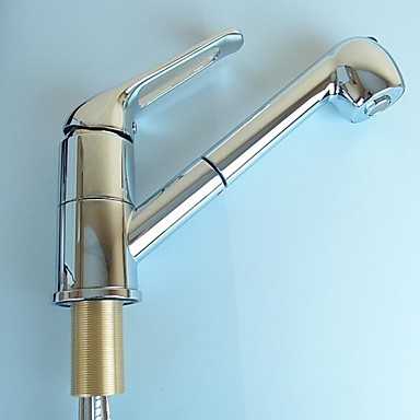 contemporary solid brass finish pull out kitchen sink faucet tap ,torneiras para pia cozinha grifo
