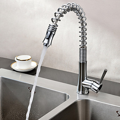 modern chrome finish brass pull out kitchen sink faucet tap ,torneira para pia cozinha grifos cocina