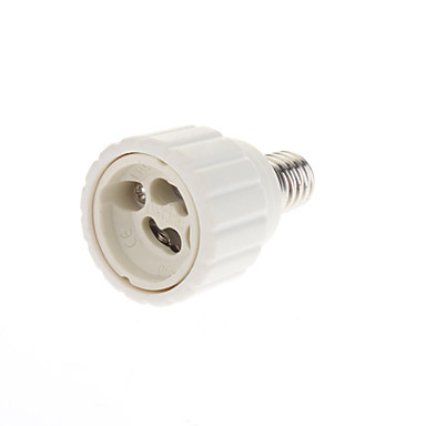 10pcs e14 to gu10 adapter converter led bulb holder socket