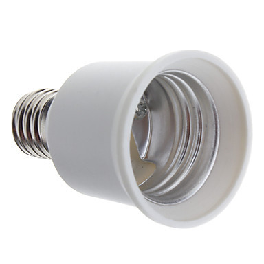 10pcs e17 to e27 extension adapter converter plastic lamp holder socket