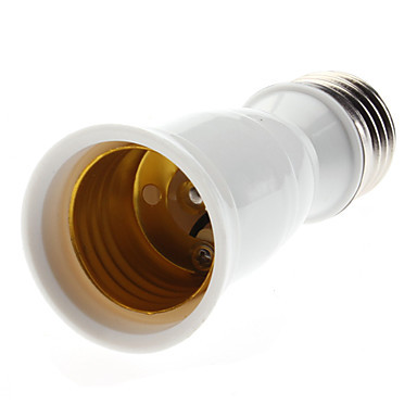 10pcs e27 to e27 extension adapter converter plastic lamp holder socket