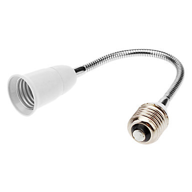 5pcs 50cm e27 to e27 extension adapter converter led bulb holder socket