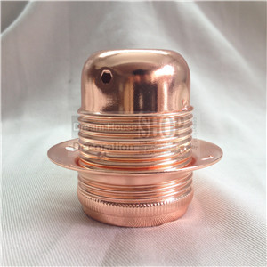 wholes price 100pcs self-locking ceramic lamp holder e27 ceiling chandelier lighting base m10 diy copper