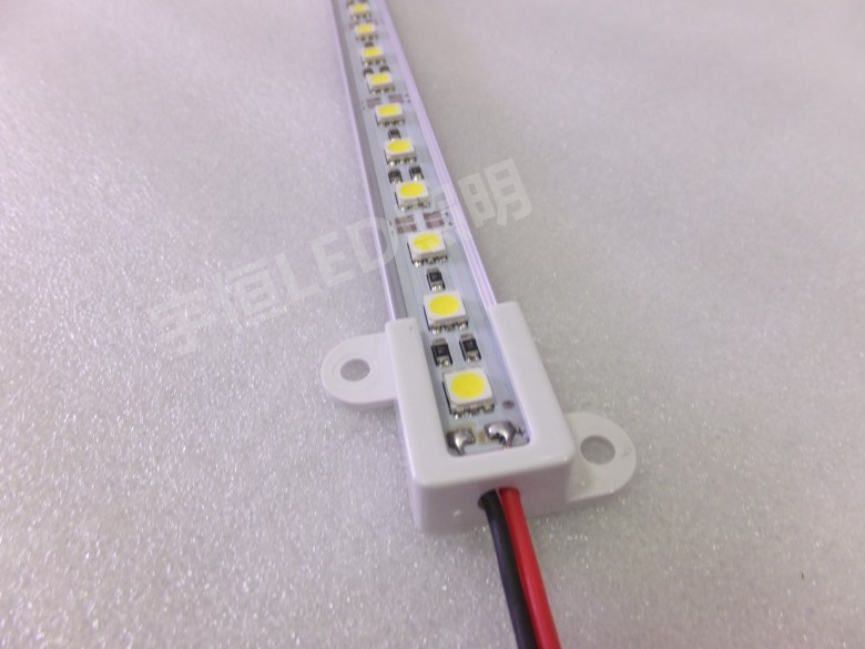 10pcs led bar light 50cm 36-led 5050 aluminum profile waterproof led rigid strip (12v/15cm-cable)