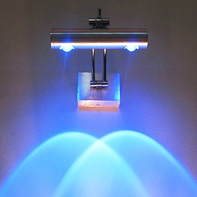 2w modern led bathroom mirror light with 2 lighting, with scattering light interlacing shadow effect