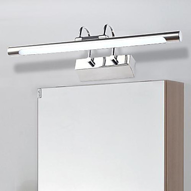 led bathroom mirror lamp light, artistic stainless steel plating bthroom lighting modern