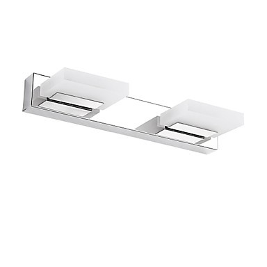 stainless steel modern led bathroom mirror light ,led wall lamp light with 2 lights wall sconce