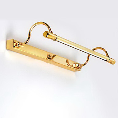 wall sconce,modern led bathroom wall mirror light ,led wall lamp metal golden electroplating