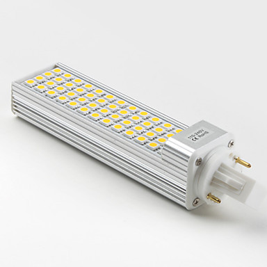 2pcs/lot g24 led g24 10w 52*5050smd ac110-240v white/warm white light led corn bulb