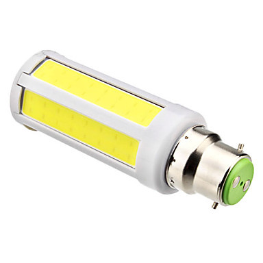 2pcs/lot led corn bulb b22 ac85-265v 7w 630lm warm white/whire led cob lamp light