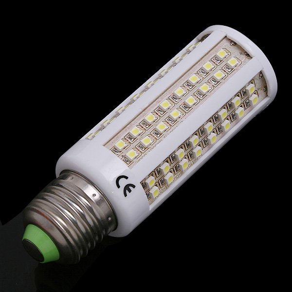 2pcs/lots e27 led corn bulb 5.5w ac85-265v 550lm 112*smd3528 warm white/white lamp
