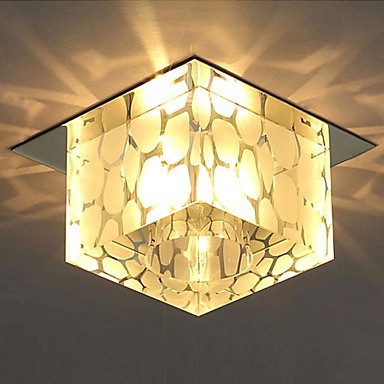 12cm square modern led crystal ceiling light for living room lights lighting fixtures