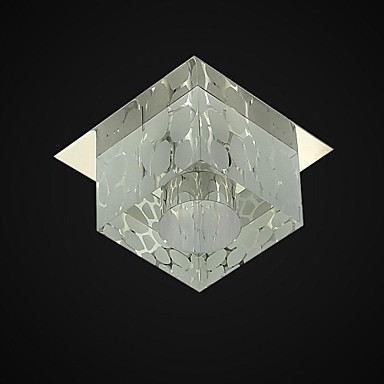 12cm square modern led crystal ceiling light for living room lights lighting fixtures