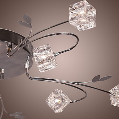 flush mount modern crystal ceiling lamp light with 11 lights for home decoration lustre de cristal