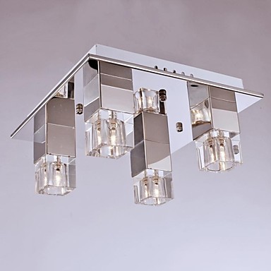 flush mount modern led ceiling lights lamp with 4 light for living room home lighting,luminaira lamparas de techo teto