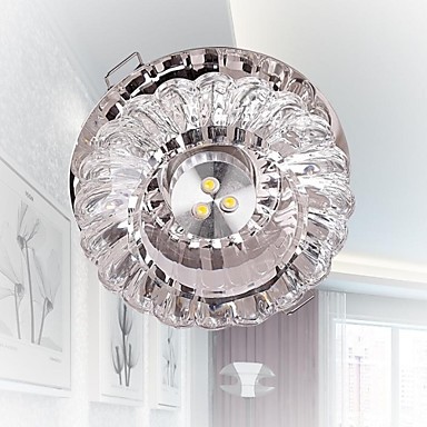 flush mount modern led crystal ceiling lamp light with 3 lights for living room lustre de cristal