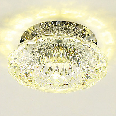 flush mounted modern crystal led ceiling lamp spotlight led 3w