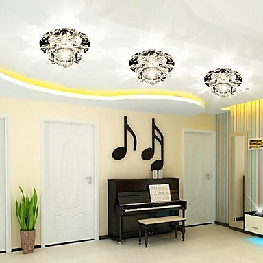 lotus fashion modern led crystal ceiling light lamp lustre home lighting